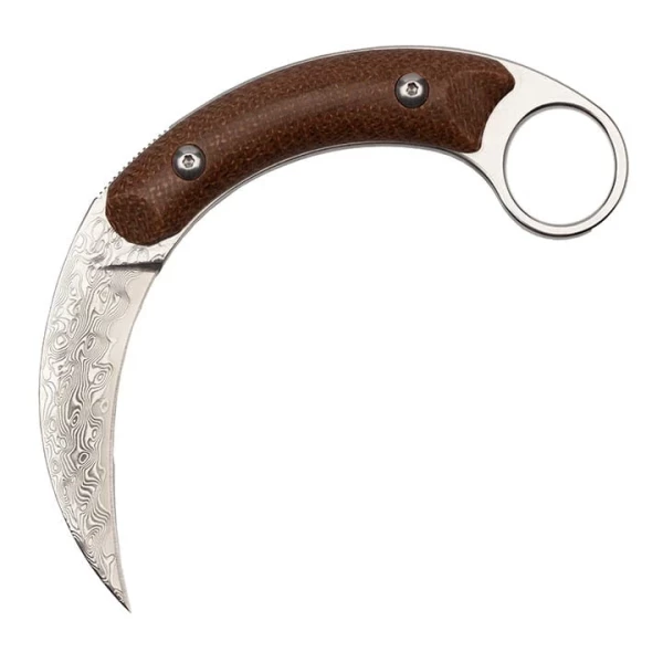 Nóż Karambit ze stali damasceńskiej TAKOMA N-955 Nóż Karambit ze stali damasceńskiej TAKOMA N-955